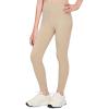 Zaclotre Girls Athletic Leggings Kids High Waisted Activewear Dance Workout Running Yoga Pants(Khaki)