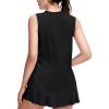 imageZaclotre Girls Athletic Tank Tops HighLow Hem Loose Fit Summer Top Kids Sleeveless Sport Shirts 514 YearsBlack