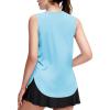 imageZaclotre Girls Athletic Tank Tops HighLow Hem Loose Fit Summer Top Kids Sleeveless Sport Shirts 514 YearsBlue