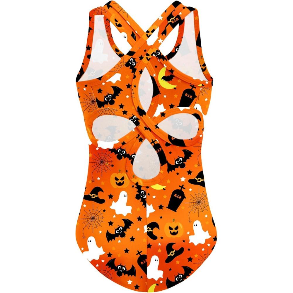 imageZaclotre Ballet Leotards for Girls Hollow Back Sleeveless Dance Outfits Gymnastics Leotard Tank BodysuitHalloween