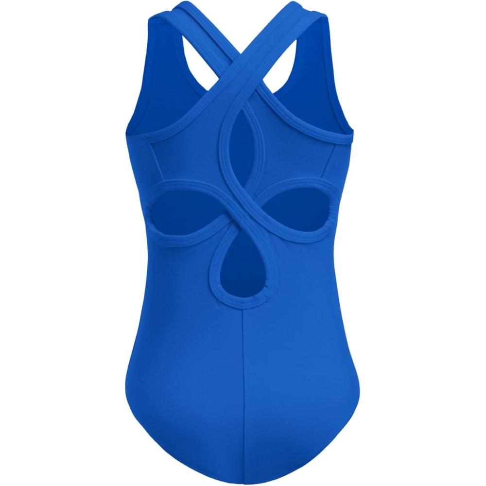 imageZaclotre Ballet Leotards for Girls Hollow Back Sleeveless Dance Outfits Gymnastics Leotard Tank BodysuitRoyal Blue
