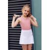 Zaclotre Girls Cross Back Hollow Tank Tops for Sports Workout Racerback Sleeveless Athletic Shirts(Pink)