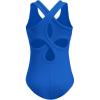Zaclotre Ballet Leotards for Girls Hollow Back Sleeveless Dance Outfits Gymnastics Leotard Tank Bodysuit(Royal Blue)