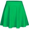 Zaclotre Skorts Skirts for Girls Elastic High Waisted Tennis Skirt with 2 Pockets Athletic Golf Workout Sports Shorts(Green)