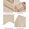 Zaclotre Girls Athletic Leggings with 4 Pockets High Waist Tights Kids Workout Yoga Pants for Running Dance(Khaki)