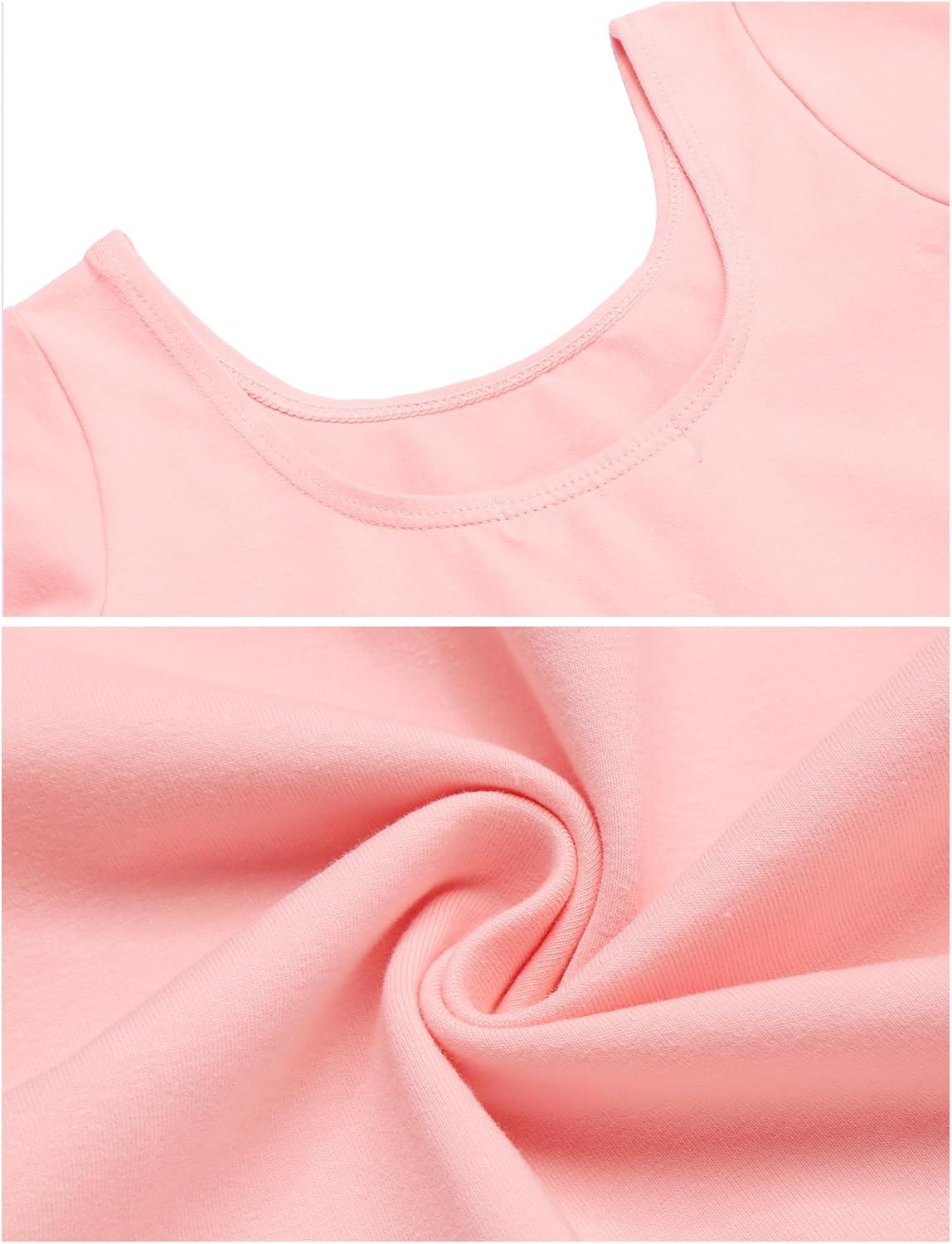 image:imageZaclotre Girls Ballet Leotards with Irregular 2Layer Skirts Long Sleeve Dance Dress Toddler Ballerina OutfitsBallet Pink