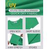 Zaclotre Girls Crop Tops Batwing Short Sleeve T Shirt Quick Dry Drop Shoulder Basic Tees Workout Athletic Shirts(Green)