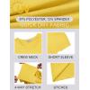 Zaclotre Girls Crop Tops Batwing Short Sleeve T Shirt Quick Dry Drop Shoulder Basic Tees Workout Athletic Shirts(Turmeric)