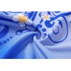 Zaclotre Gymnastics Leotards for Girls Hollow Back Sparkly Sleeveless Dance Leotard Unitards with Gym Shorts Combo(Blue Flower)