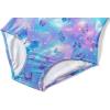 Zaclotre Gymnastics Leotards for Girls Hollow Back Sparkly Sleeveless Dance Leotard Unitards with Gym Shorts Combo(Blue Gradient Butterfly)