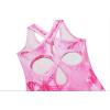 Zaclotre Gymnastics Leotards for Girls Hollow Back Sparkly Sleeveless Dance Leotard Unitards with Gym Shorts Combo(Pink Gradient Butterfly)