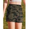 Zaclotre Girls Athletic Shorts with Zipper Pockets High Waisted Running Shorts with Liner for Kids Active Sports Soccer(Camouflage)
