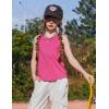 Zaclotre Girls Athletic Tank Tops Kids Sleeveless Racerback Workout Shirts for Dance Running Yoga 5-14 Years(Rose Pink)
