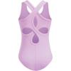 Zaclotre Ballet Leotards for Girls Hollow Back Sleeveless Dance Outfits Gymnastics Leotard Tank Bodysuit(Light Purple)