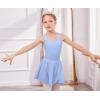 Zaclotre 3 Pack Girls Ballet Skirts Dance Skirt Chiffon Wrap for Toddler/Kids/Little Girl Dancewear(3-pack Pink/Blue/Purple)