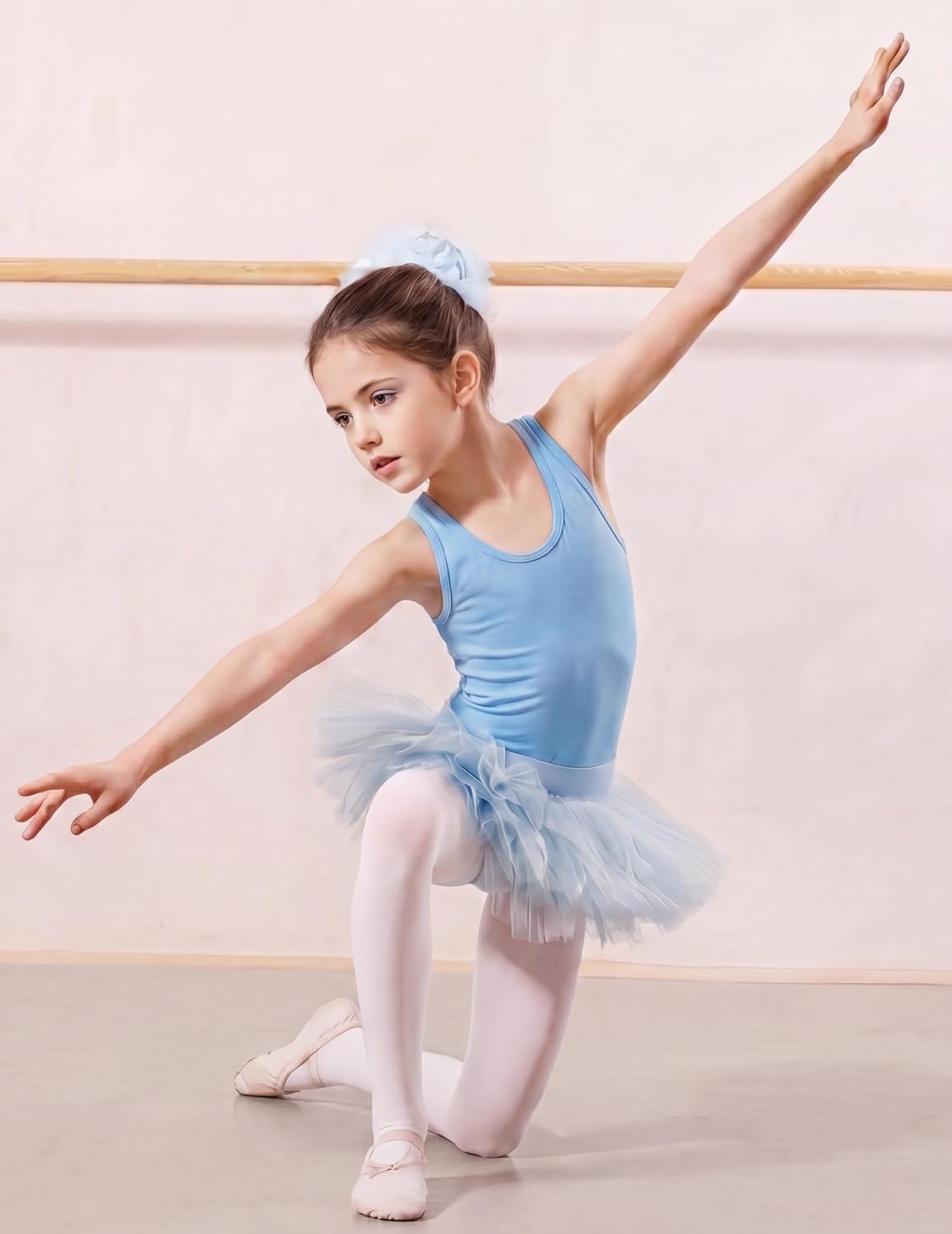 image:imageZaclotre Ballet Leotards for Girls Crisscross Tank Gymnastics LeotardsLight Blue