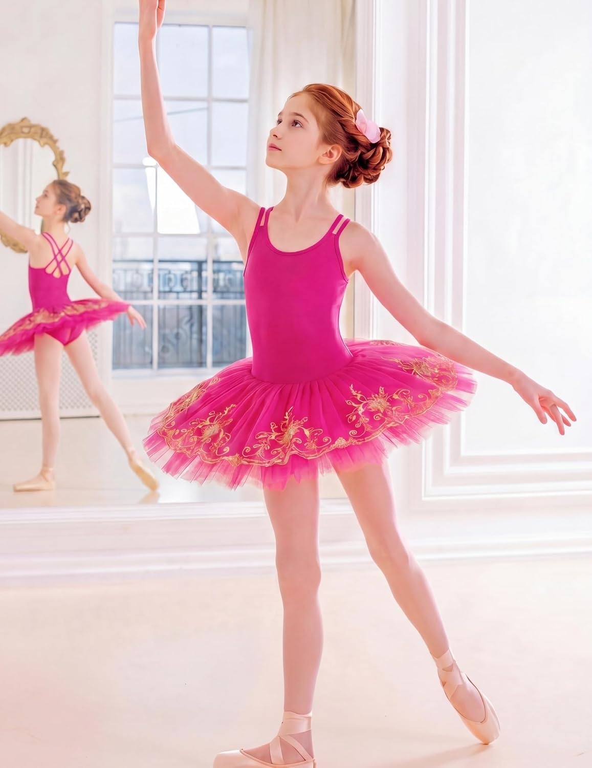 image:imageZaclotre Ballet Leotards for Girls Crisscross Tank Gymnastics LeotardsRose Pink